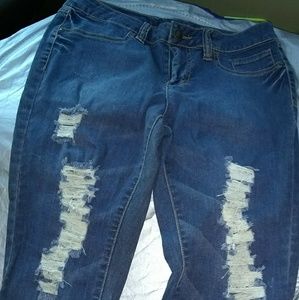 Elle stretch denim leggings/spr skinny jeans 10